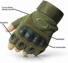 Outdoor Tactical Fingerless Gloves - Military Climbing, Cycling, Riding, Airsoft, Gym Half-Finger Gloves