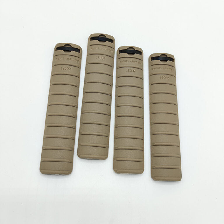 PICATINNY RAIL COVERS FOR M4-4 PIECES HANDGUARD RAIL PROTECTOR COVERS- TAN