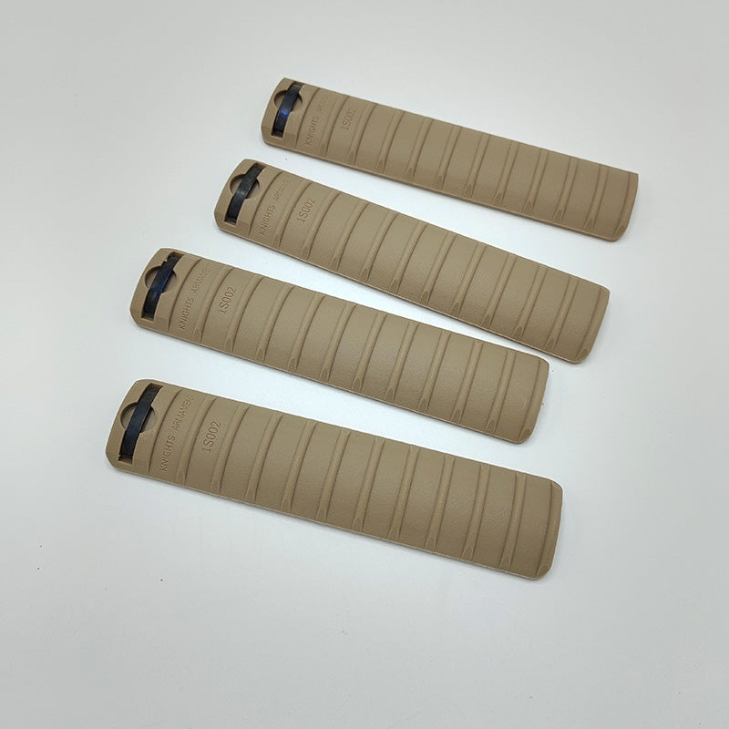 PICATINNY RAIL COVERS FOR M4-4 PIECES HANDGUARD RAIL PROTECTOR COVERS- TAN